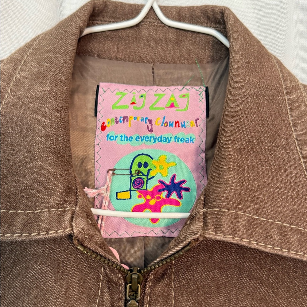 💜 Reworked Y2K Studded Denim Heart Set 💜 (Jacket + Skirt) - Picture 4 of 8